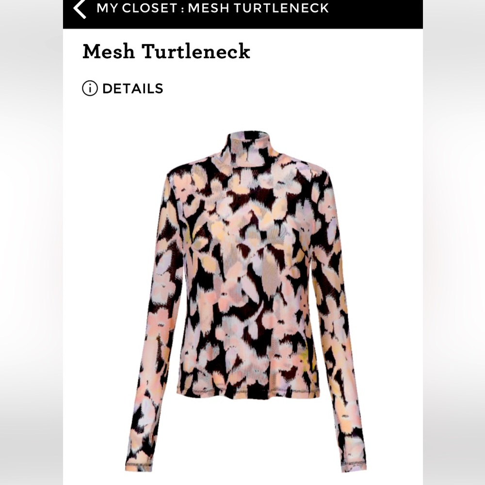 Cabi Mesh Turtleneck